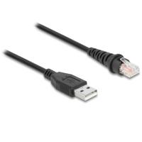 Delock 90611 USB-kabel USB 2.0 USB-A stekker, RJ50 2.00 m Zwart