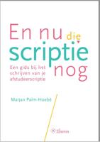 En nu die scriptie nog (Paperback)