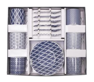 Espresso Set Donkerblauw - Nippon Blue - 18-Delig 80 ml