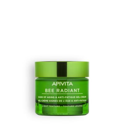 Apivita Face Care Dagcrème Bee Radiant Signs of Aging & Anti-Fatigue Gel- Cream DagWhite Peony & Patented Propolis 50ml