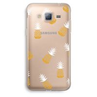 Ananasjes: Samsung Galaxy J3 (2016) Transparant Hoesje Ananasjes: Samsung Galaxy J3 (2016) Transparant Hoesje