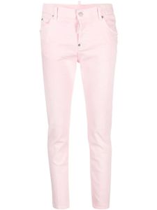 DSQUARED2 jean fuselé à taille basse - Rose