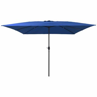 Tuinparasol Blauw en Zwart 295 x 295 x 245 cm