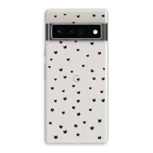 Kleine kattenkopjes: Google Pixel 6 Pro Transparant Hoesje