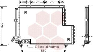 Van Wezel Airco condensor 59005081