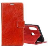 Retro Crazy Horse textuur horizontale Flip lederen case voor Huawei P30 lite met portemonnee & houder & kaartsleuven & fotolijstjes (rood)