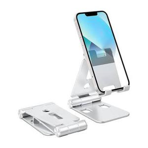 Omoton C4 Opvouwbare Desktop Houder voor Smartphones - Zilver