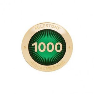 Milestone Pin - 1000 Finds