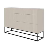 NADUVI Collection Vesper Dressoir - B 140 cm - Greige / Zwart