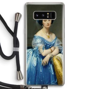 Eleonore: Samsung Galaxy Note 8 Transparant Hoesje met koord