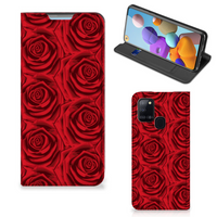 Samsung Galaxy A21s Smart Cover Red Roses - thumbnail