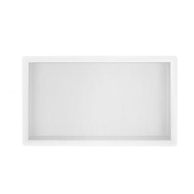 Wiesbaden Inbouwnis 30x60x7 cm RVS Mat Wit