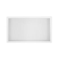 Wiesbaden Inbouwnis 30x60x7 cm RVS Mat Wit