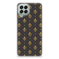 Samsung Galaxy M33 TPU bumper Franse Lelie - thumbnail