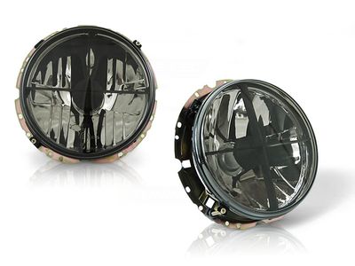 Tuning-Tec Buitenste koplampen voor VW GOLF 1 05 74-07 83 SMOKE