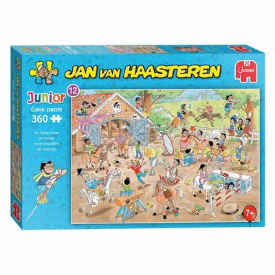 Jan Van Haasteren legpuzzel junior - the riding school, 360st.