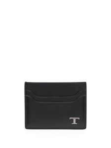 Tod's porte-cartes à plaque logo - Noir