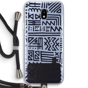 Marrakech print: Samsung Galaxy J3 (2017) Transparant Hoesje met koord