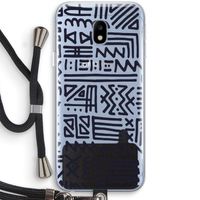 Marrakech print: Samsung Galaxy J3 (2017) Transparant Hoesje met koord
