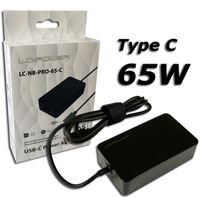 LC-Power LC-NB-PRO-65-C netvoeding & inverter Binnen 65 W Zwart