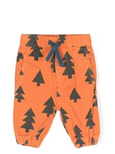 Stella McCartney Kids pantalon à imprimé graphique - Orange