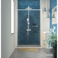 Sealskin Contour Schuifdeur voor nis 120x200 cm, 6 mm helder veiligheidsglas Mat wit CCD121206025100 - thumbnail