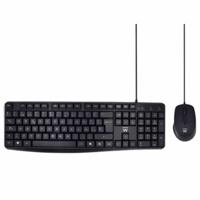 Toetsenbord en muis Ewent EW3006 Zwart Qwerty Spaans - thumbnail