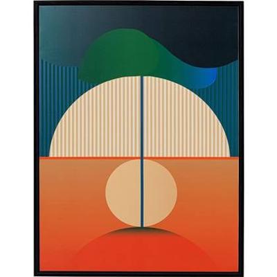 Kare Schilderij met Lijst Sunrise 75x100cm