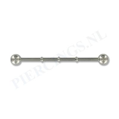 Industrial barbell met verdikkingen 35 mm