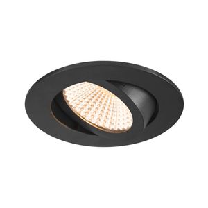 SLV Ronde led spot New Tria 68 zwart - 2700K - 705lm - 60g 1007388