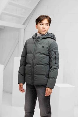 Ballin Amsterdam Puffer Winterjas Kids Groen - Maat 164 - Kleur: Groen | Soccerfanshop