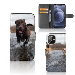 iPhone 12 | 12 Pro (6.1") Telefoonhoesje met Pasjes Honden Labrador
