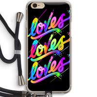Loves: iPhone 6 / 6S Transparant Hoesje met koord