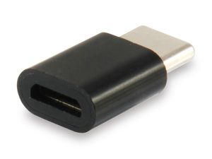 Equip 133472 tussenstuk voor kabels USB C Micro USB B Zwart