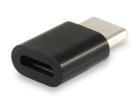 Equip 133472 tussenstuk voor kabels USB C Micro USB B Zwart - thumbnail