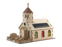 Solexpert Bouwpakket - kerk met zonnepaneel