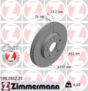 Remschijf Coat Z 590280220