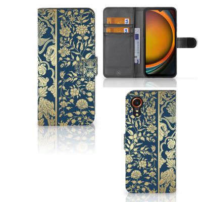 Samsung Galaxy Xcover 7 Hoesje Beige Flowers
