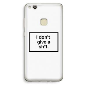 Don't give a shit: Huawei Ascend P10 Lite Transparant Hoesje