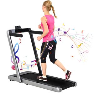 HOMCOM Elektrische Loopband Opvouwbaar Met 12 Vooraf Ingestelde Programmas Met Led Display Bekerhouder En Gsm Houder Voor Home Gym Indoor Fitness Staal Abs Zwart Grijs 142 X 66 X 127 Cm