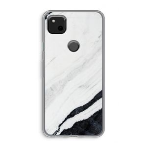 Elegante marmer: Google Pixel 4a Transparant Hoesje