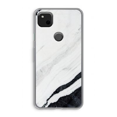 Elegante marmer: Google Pixel 4a Transparant Hoesje