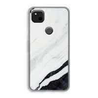 Elegante marmer: Google Pixel 4a Transparant Hoesje