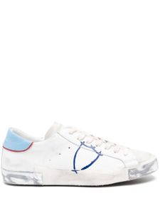 Philippe Model Paris Paris logo-patch sneakers - Blanc