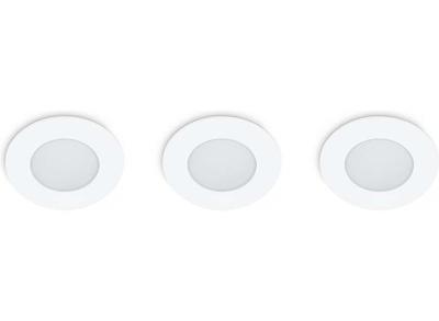 Prolight LED Inbouwspots Rond - 3x5W - IP65 - Wit