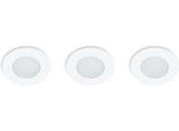 Prolight LED Inbouwspots Rond - 3x5W - IP65 - Wit
