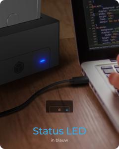 ICY BOX IB-1121-U3 USB 3.2 Gen 1 (3.1 Gen 1) Type-A Zwart