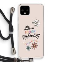 Tough Life: Pixel 4 Transparant Hoesje met koord