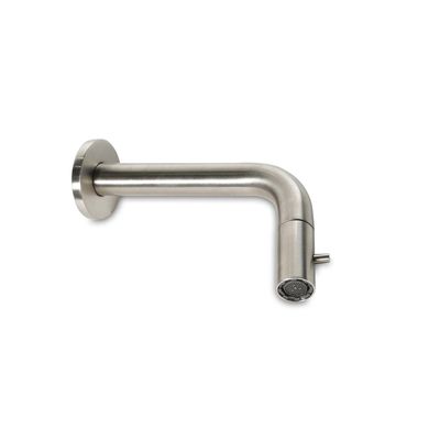 Fonteinkraan Luca Sanitair Primo Inbouw Inkortbaar Van 185 Tot 125mm RVS Look