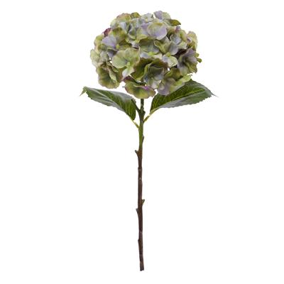 Hortensia kunstbloem 50cm groen